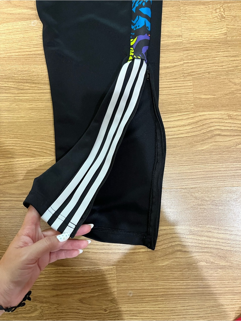 MENS ADIDAS TIRO FLOWER TRACK PANTS - Picture 10 of 11